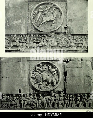 La sculpture romaine d'Auguste à Constantin (1907) Banque D'Images