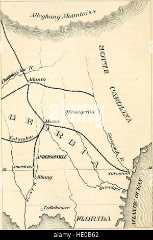 L'histoire du soldat de sa captivité à Andersonville, Belle-Île, et d'autres prisons rebelle (1873) Banque D'Images