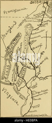 Histoire de la vingt-quatrième Michigan de la Iron brigade, connu sous le nom de Detroit et wayne county regiment (1891) Banque D'Images