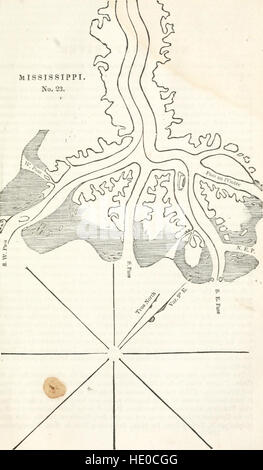 Le pilote de l'ouest - contenant des graphiques de l'Ohio et du Mississippi, de l'embouchure de la Maine jusqu'au golfe du Mexique ; accompagnée avec les instructions de navigation dans la même, et un Banque D'Images