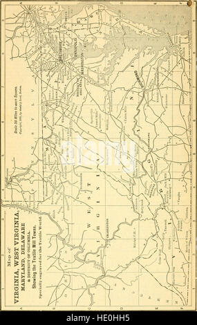 American Textile officiel ; répertoire contenant les rapports de tous les établissements de fabrication de textiles aux États-Unis et au Canada, de concert avec le fil trade index Comp. annuellement par le Banque D'Images