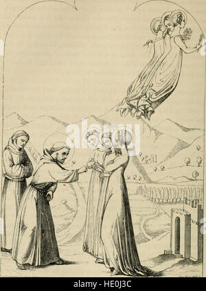 Légendes des ordres monastiques, représenté dans les beaux arts. formant la deuxième série d'art sacré et légendaire (1867) Banque D'Images