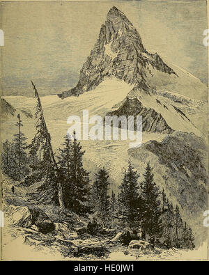 Cet ouvrage de 1890 retrace les voyages de trois étudiants du Vassar College en Suisse, documentant leurs observations, leurs expériences et les paysages culturels qu’ils ont rencontrés. Banque D'Images