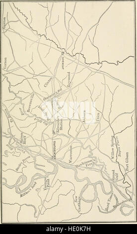 La vallée du Mississippi dans la guerre civile (1900) Banque D'Images