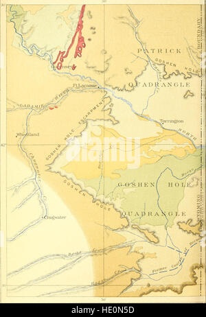 Documents d'approvisionnement en eau et d'Irrigation de l'United States Geological Survey (1902) Banque D'Images