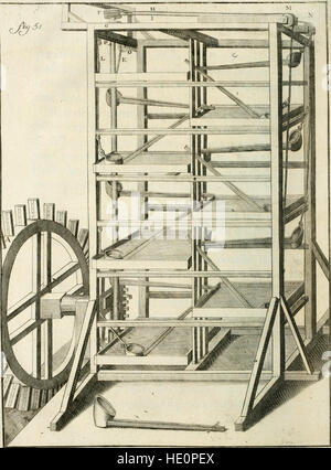 Recueil d'ouvrages curieux de mathematique et de mécanique ; ou, Description du cabinet de monsieur Grollier de Serviere. Avec RPC3A8s de 100 planches en taille-douce (1751) Banque D'Images