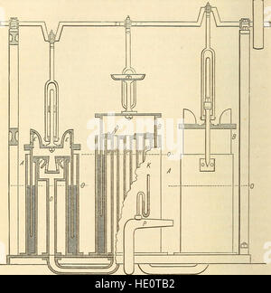 Mécanismes et processus de l'art industriel, et l'appareil des sciences exactes (1869) Banque D'Images