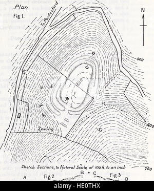 Ce volume des transactions de la Shropshire Archaeological and Natural History Society contient des articles de recherche, des conclusions et des discussions sur l’archéologie, la géologie et l’histoire naturelle du Shropshire en 1907. Banque D'Images