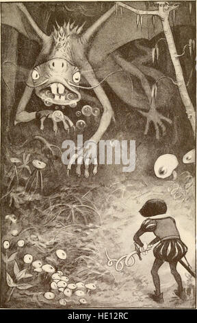 Through the Looking Glass and What Alice Found There (1902) de Lewis Carroll est la suite de Alice's Adventures in Wonderland (aventures d'Alice au pays des merveilles), qui poursuit le voyage fantastique d'Alice à travers un monde en miroir. Banque D'Images