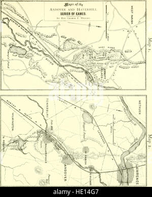 La géologie du New Hampshire - un rapport comprenant les résultats d'explorations commandé par l'assemblée législative (1874) Banque D'Images