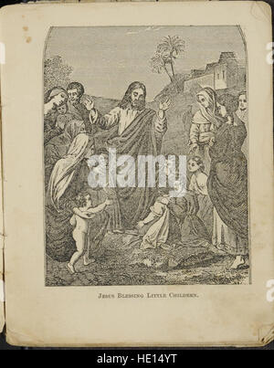 Catéchisme de l'enfant, ou des questions et réponses, en rimes - pour les petits enfants de l'église (1862) Banque D'Images