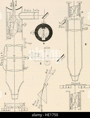 Le microscope - une introduction aux méthodes microscopiques et à l'histologie (1911) Banque D'Images