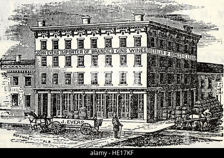 L'annuaire des entreprises de l'État de New York, contenant les noms, les affaires et l'adresse de tous les commerçants, les fabricants et les hommes tout au long de l'Etat (1867) Banque D'Images