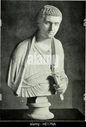 La sculpture romaine d'Auguste à Constantin (1907) Banque D'Images