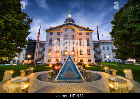 La Maine State House de Augusta, Maine, USA. Banque D'Images