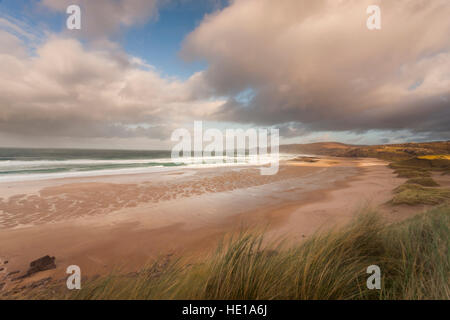Une vue de Sandwood Bay, Sutherland, Scotland, UK. Banque D'Images