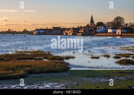 BOSHAM, West Sussex/UK - 5 décembre : un après-midi d'hiver à Bosham près de Chichester dans le West Sussex le 5 décembre 2008 Banque D'Images