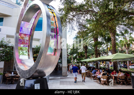 Saint-Pétersbourg Floride,Beach Drive,art public,sculpture,O Wave,Gordon Huether,FL161129083 Banque D'Images