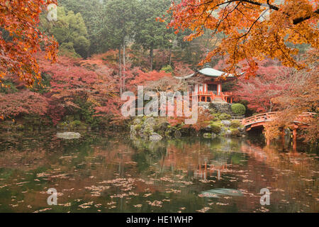 À l'automne classique voir Daigo-ji, Kyoto, Japon Banque D'Images