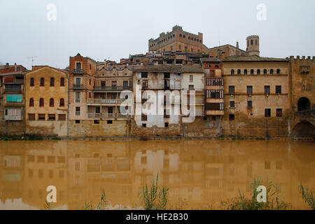 Valderrobres ville : un ancien village de Aragon, Espagne Banque D'Images