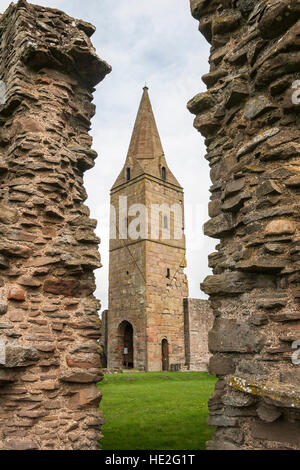 Ruines du Prieuré de Restenneth Angus (Écosse). Banque D'Images