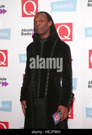 2016 Q Awards - Arrivals StubHub comprend : Ranking Roger Où : London, Royaume-Uni Quand : 02 Nov 2016 Banque D'Images