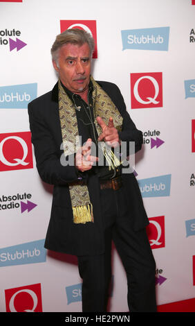 2016 Q Awards - Arrivals StubHub comprend : Glen Matlock Où : London, Royaume-Uni Quand : 02 Nov 2016 Banque D'Images