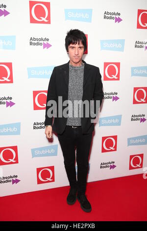 2016 Q Awards StubHub - Arrivées avec : Johnny Marr Où : London, Royaume-Uni Quand : 02 Nov 2016 Banque D'Images