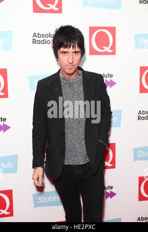 2016 Q Awards StubHub - Arrivées avec : Johnny Marr Où : London, Royaume-Uni Quand : 02 Nov 2016 Banque D'Images