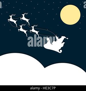 Le cerf de Noël Vector illustration Illustration de Vecteur