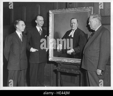 Photographie de la Justice Middleton dévoilement du portrait Banque D'Images