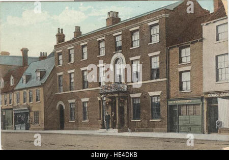 Hôtel Beverley Arms avec une partie de North Bar à l'intérieur, Beverley, photo historique Banque D'Images