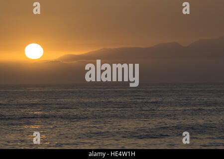 Coucher de soleil sur Tenerife Banque D'Images