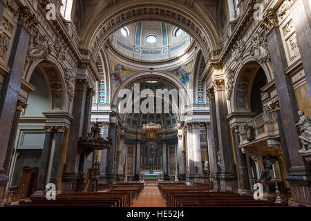 Choeur de l'intérieur, de l'Église du Cœur immaculé de Marie, Brompton Oratory, Londres, Angleterre, Royaume-Uni Banque D'Images