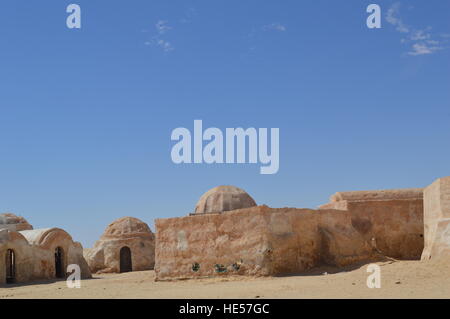 L'ensemble de Star Wars Episode 1 dans le désert du Sahara en Tunisie Banque D'Images