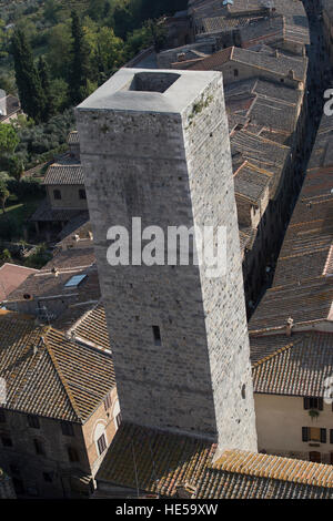 La ville médiévale de San Gimignano, Toscane, Italie. Banque D'Images