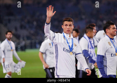 Kanagawa, Japon. Dec 18, 2016. Cristiano Ronaldo (Real) : Football/soccer FIFA Club World Cup Japon 2016 Soirée de remise des prix au stade international de Yokohama à Kanagawa, Japon . © Yohei Osada/AFLO SPORT/Alamy Live News Banque D'Images