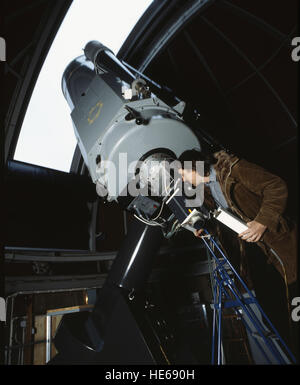 En 2000 un télescope de l'observatoire Banque D'Images
