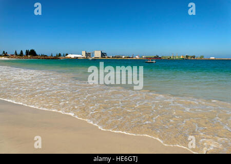 La baie de Champion, plage, Geraldton, Australie occidentale. Banque D'Images