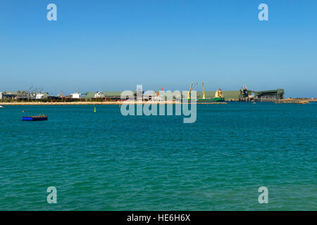 La baie de Champion, plage, Geraldton, Australie occidentale. Banque D'Images