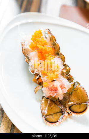 La cuisine japonaise groumet sashimi de homard Banque D'Images