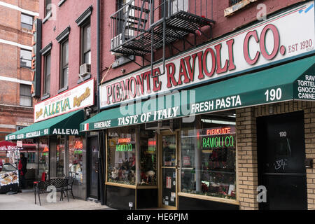 La Petite Italie de New York City, USA Banque D'Images