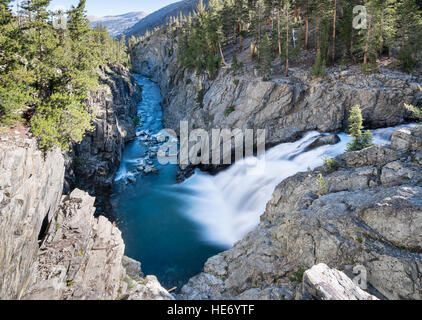 Cascade de Goddard, Canyon Kings Canyon National Park, Californie, États-Unis d'Amérique, Amérique du Nord Banque D'Images