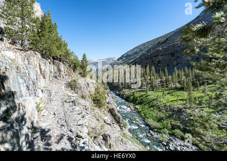 Dans Goddard, Canyon Kings Canyon National Park, Californie, États-Unis d'Amérique, Amérique du Nord Banque D'Images