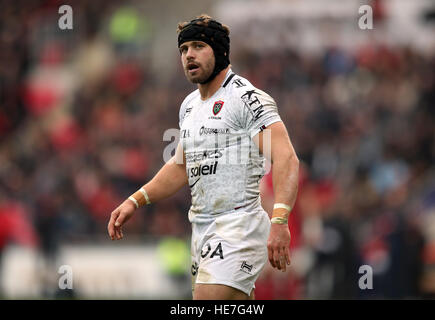 RC Toulon's Leigh Halfpenny au cours de l'European Champions Cup, la piscine à mach trois Parc y Scarlets, Llanelli. Banque D'Images