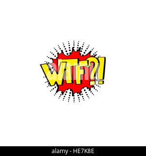 Bande dessinée multicolores effets sonores dans un style pop art, discours bulle Illustration de Vecteur