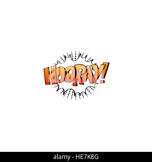 Bande dessinée multicolores effets sonores dans un style pop art, discours bulle Illustration de Vecteur