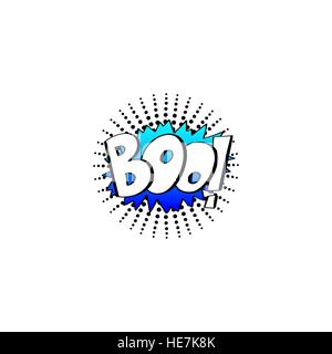 Bande dessinée multicolores effets sonores dans un style pop art, discours bulle Illustration de Vecteur