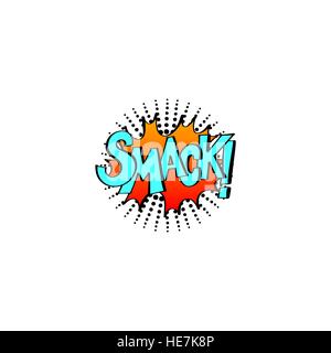 Bande dessinée multicolores effets sonores dans un style pop art, discours bulle Illustration de Vecteur