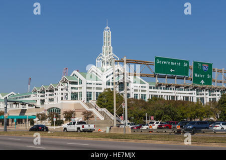 L'Arthur R. Outlaw Convention Centre, à Mobile, en Alabama. Banque D'Images